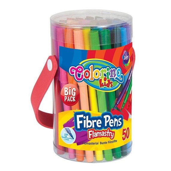 Fibre pens „Big Pack” 50 pcs Colorino Kids 34708PTR