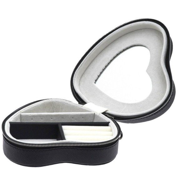 Heart jewelry case Davidt's 329.012.01 Black