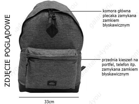 Plecak na laptopa Black Hawk granatowy BK-709