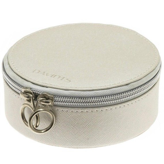 Round jewelry case Davidt's 329.001.04 Beige