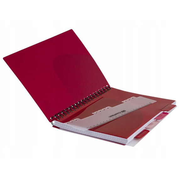 Spiral Note Books B5 Coolpack Red 94269CP 