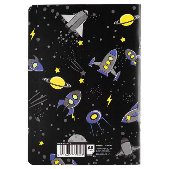 Spiral note book A5 Coolpack Black 94122CP