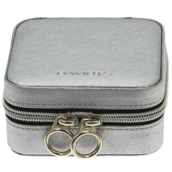 Square jewelry case Davidt's 329.002.12 Silver