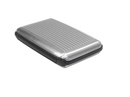 Etui aluminiowe na karty z zabezpieczeniem RFID STOP Deluxa srebrne 40981
