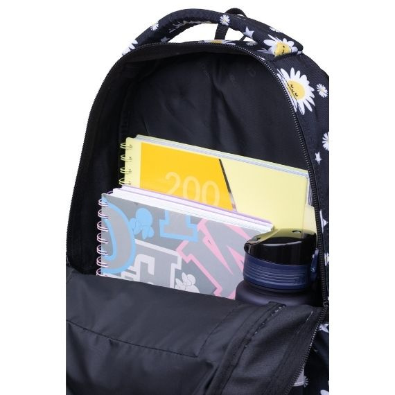 Plecak młodzieżowy Coolpack Base Plus Daisy Black F027817