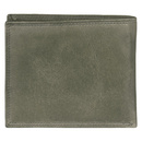 Portfel ze skóry naturalnej szary Black Hawk GBK-106 SZARY