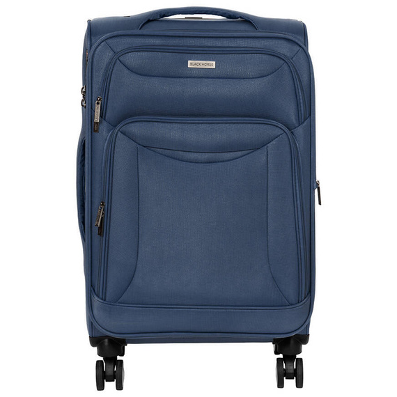 Średnia walizka na kółkach 24" Black Horse Lincoln KC-230069-24 granatowa