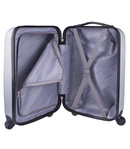 Walizka kabinowa Leonardo 18" Srebrna 40417