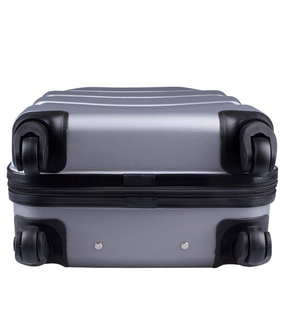 Walizka kabinowa Leonardo 18" Srebrna 40417