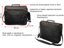 Torba męska na ramię New Bags czarna NB-5117