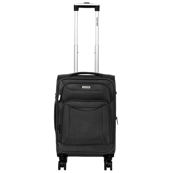 Mała walizka na kółkach 20" Black Horse Lincoln KC-230069-20 czarna