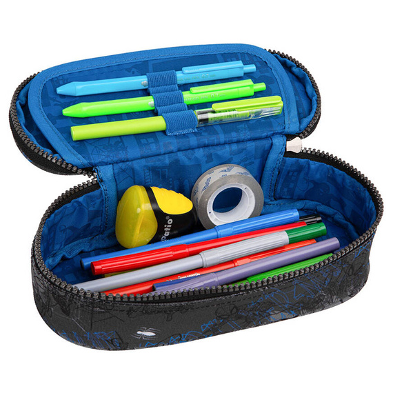 Pencil case CoolPack Campus Camo Mesh Yellow 98410CP No. B62068