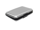 Etui aluminiowe na karty z zabezpieczeniem RFID STOP Deluxa srebrne 40981