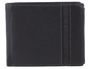 Klasyczny skórzany portfel męski Old River 5704 DM Czarny