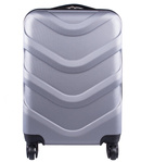 Walizka kabinowa Leonardo 18" Srebrna 40417