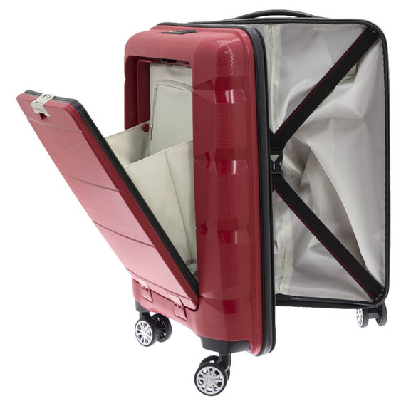 Biznesowa walizka GENEVA Czerwona Davidt's 267.077.14