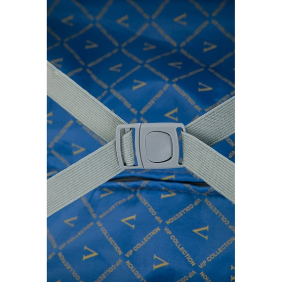 Walizka kabinowa Vip Collection Chicago 18'' Niebieska