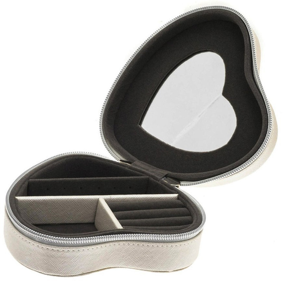 Etui na biżuterię w kształcie serca Davidt's 329.012.04 Beżowe