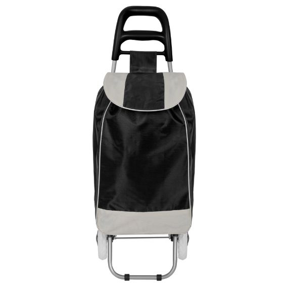 Wózek zakupowy na kółkach Black Horse czarny DC-307B BLACK