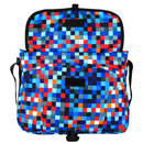Torba na ramię szkolna SB-01 PIXELMANIA BLUE ST. RIGHT