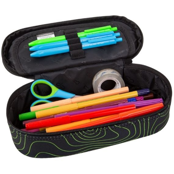 Pencil case CoolPack Campus Camo Mesh Yellow 98410CP No. B62068