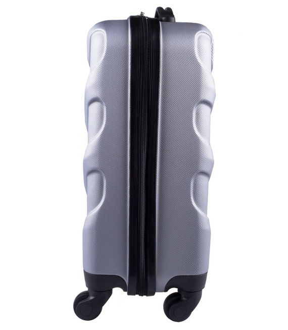 Walizka kabinowa Leonardo 18" Srebrna 40417