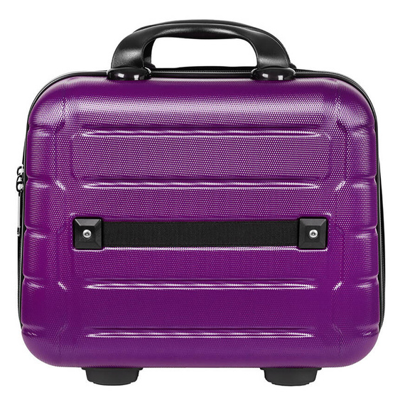 Kosmetyczka - kuferek usztywniany Black Horse Bentley 14" PT-0069-14 fioletowy