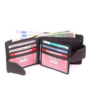 Klasyczny skórzany portfel męski Old River 8093 Czarny