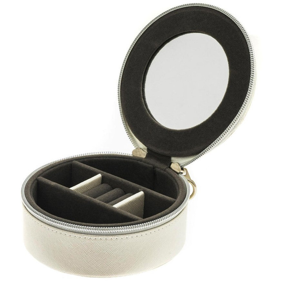 Etui na biżuterię okrągłe Davidt's 329.001.04 Beżowe