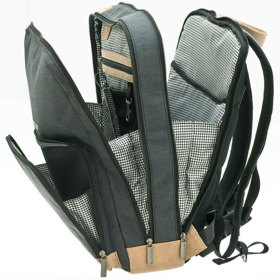 Plecak na laptopa 15,6" Davidt's Mood & Moov Szary 258.404.01