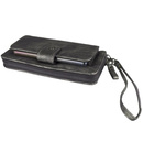 Portfel damski z kieszenią na telefon New Design Srebrny 98329-929