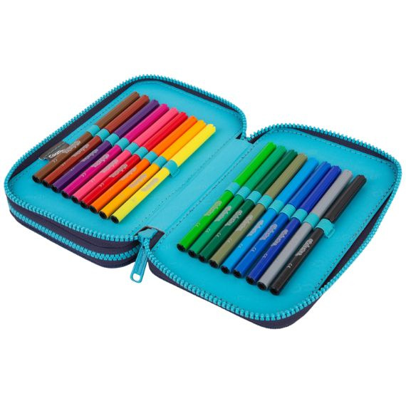 Piórnik szkolny podwójny z wyposażeniem CoolPack Jumper 2 Mrs unicorn F066935