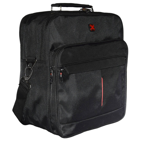 Torba męska na ramię raportówka Travel'n'Meet ME-5112 czarna