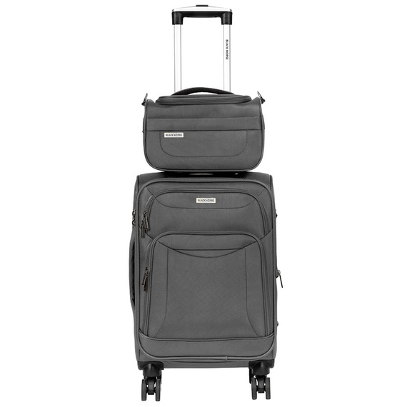 Kosmetyczka duża 12" Black Horse Lincoln KC-230069-12 szara