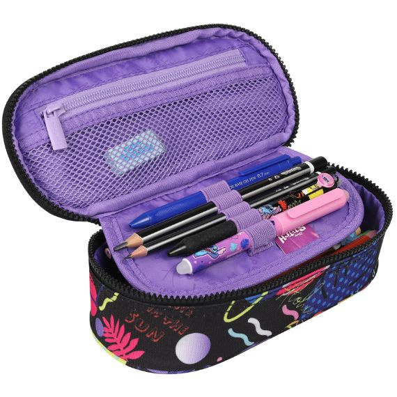 Pencil case CoolPack Campus Camo Mesh Yellow 98410CP No. B62068