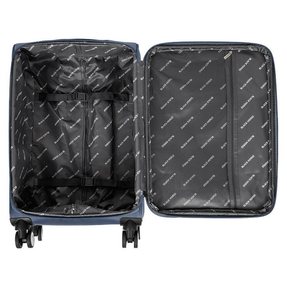 Średnia walizka na kółkach 24" Black Horse Lincoln KC-230069-24 granatowa