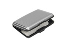 Etui aluminiowe na karty z zabezpieczeniem RFID STOP Deluxa srebrne 40981