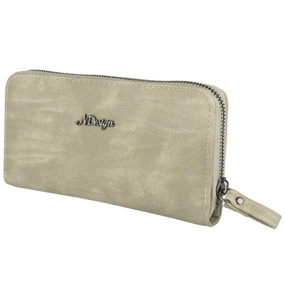 Portfel damski z kieszenią na telefon New Design naturalny 98329-929