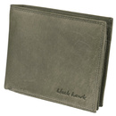 Portfel ze skóry naturalnej szary Black Hawk GBK-106 SZARY