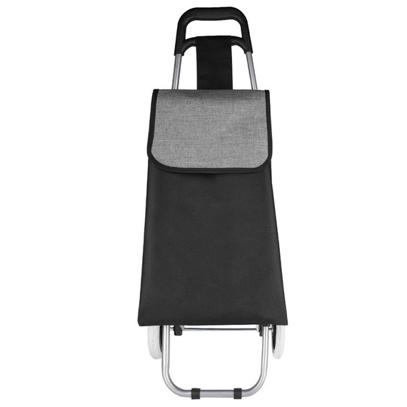 Wózek zakupowy na kółkach szary 41125