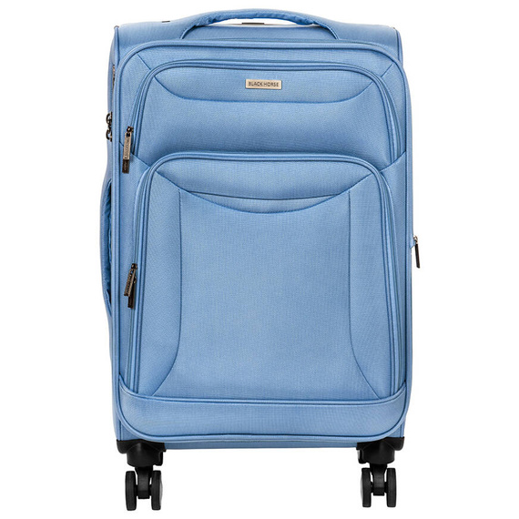 Średnia walizka na kółkach 24" Black Horse Lincoln KC-230069-24 niebieska
