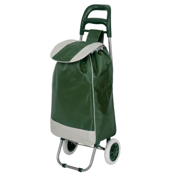 Wózek zakupowy na kółkach Black Horse zielony DC-307B DARK GREEN