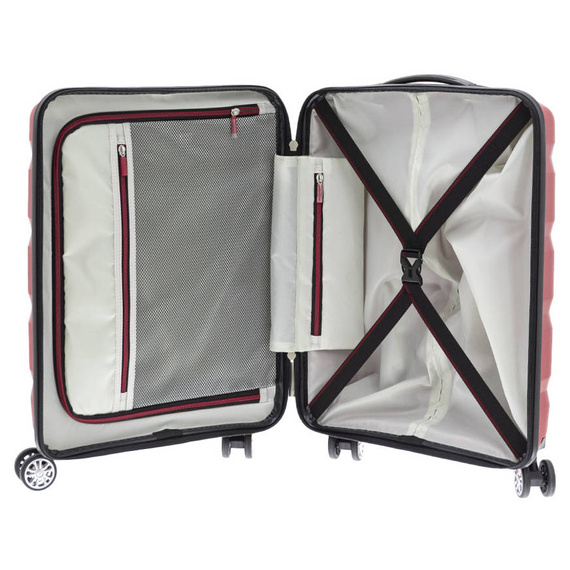 Biznesowa walizka GENEVA Czerwona Davidt's 267.077.14