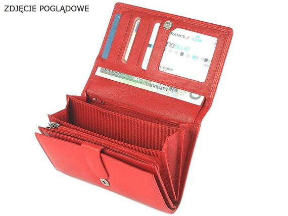 Funkcjonalny elegancki damski portfel Old River 6022-FN Czarny