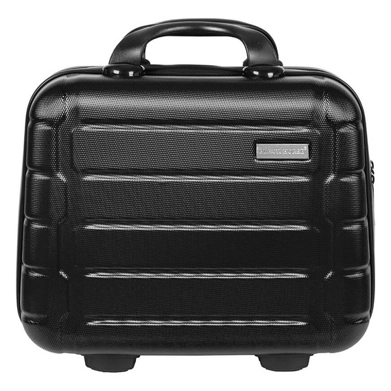 Kosmetyczka - kuferek usztywniany Black Horse Bentley 14" PT-0069-14 czarny