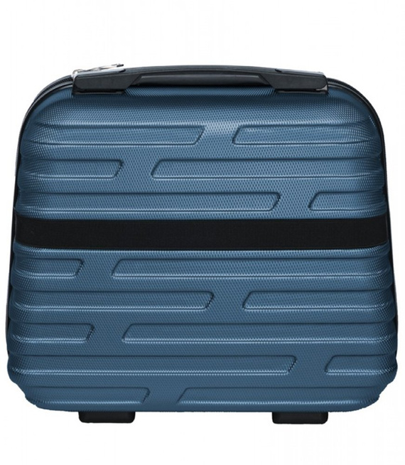 Kosmetyczka - kuferek usztywniany Vip Collection Costa Brava 14" Granatowa