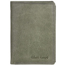 Portfel ze skóry naturalnej szary Black Hawk GBK-109 SZARY