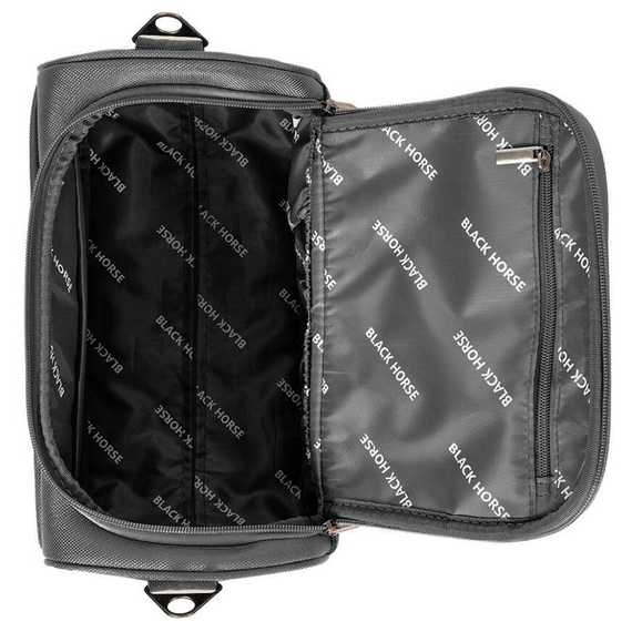 Kosmetyczka duża 12" Black Horse Lincoln KC-230069-12 szara