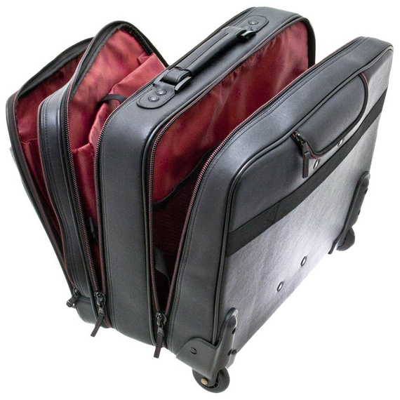 Torba biznesowa na laptopa 17" na kółkach Oran Davidt's 282.114.01 Czarna