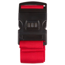 Pas do bagażu z zamkiem szyfrowym czerwony 50019